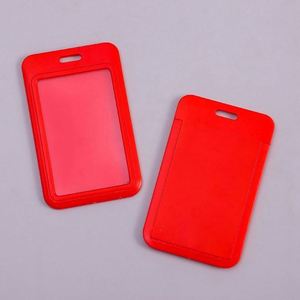 Custom Promotional ABS <b>Plastic</b> Card Holder with <b>Sliding</b> Cover and UV Printing-for Employee ID & Student Badges - Product Image 3