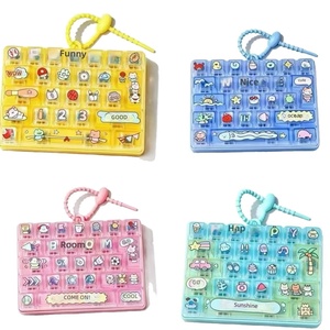 Porte-clés créatif en gel de silicone, pendentif à pression pour le bout des doigts, breloque à thème animal, gadget de décompression, <span class=keywords><strong>clavier</strong></span> mécanique 26 touches - Product Image 4