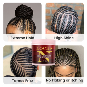 Luxfume 17.1oz <span class=keywords><strong>Gel</strong></span> Coiffant Tresses Marque Privée Sans Résidus Fixation Forte Végétalien Herbal <span class=keywords><strong>Gel</strong></span> Fixateur pour Cheveux Bouclés Texturisant - Product Image 4