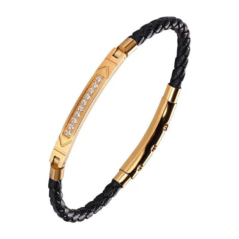 leather bracelet clasps