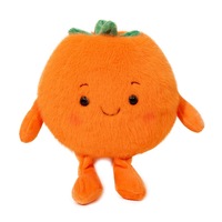 Cartoonachtige realistische groente- en fruitpluche speelgoed, durian, drakenvrucht, watermeloen poppen, superzacht PP ODM 11-30cm decoratieve accenten