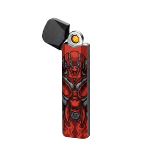 USB Rechargeable Electric Plasma <b>Lighter</b> with Long Handle <b>Windproof</b> Flameless Arc Ignition Gun for Candles BBQ Grills Gas Stoves - Product Image 1