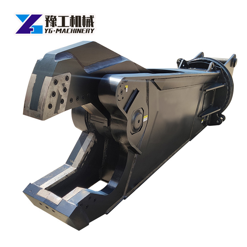 Excavator Attachment Demolition Shears Steel Scrap Metal Hydraulic Shear for Cutting Iron Material