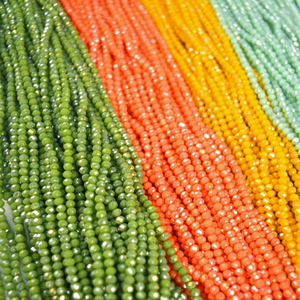 ลูกปัดแก้วคริสตัลทรงไบโคนขนาด 3 มม. สำหรับทำเครื่องประดับ สำหรับงานแลมป์เวิร์คและงานคริสตัล - Product Image 3