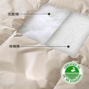 <b>Weighted</b> <b>Blanket</b> Bamboo Fiber And Pure Cotton Quilted White Folded For Home Hospital Hotel Use - Product Image 3