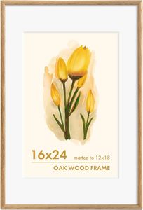 Khung ảnh <span class=keywords><strong>8x10</strong></span> màu nâu thối, khung gỗ với thảm trắng, để bàn và màn hình treo tường cho gia đình - Product Image 4