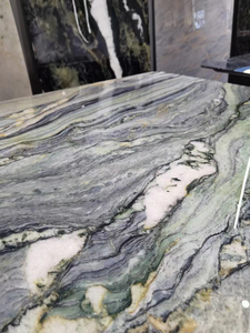 Multicolor Fantasy Quartzite Blue Fusion <span class=keywords><strong>Wow</strong></span> <span class=keywords><strong>Extra</strong></span> Light Green Acabado de cuero Losas Encimeras Pulido Ocean Explosion Blue - Product Image 6