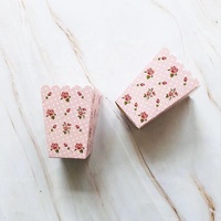 Boîte d'emballage en carton blanc mat imprimé UV, en pâte de bambou, écologique, sur mesure, pour pop-corn, poulet et snacks