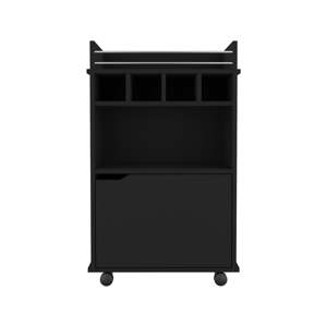 DB Phoenix Chariot de rangement avec 2 étagères ouvertes 4 Cubbies Cabinet pour l'organisation et la décoration intérieure - Product Image 2