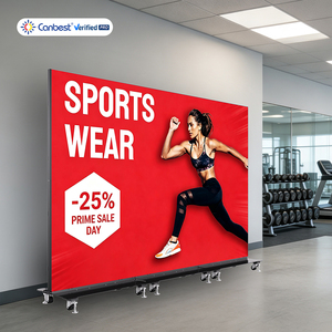 Écran d'affichage numérique pliable Canbest CJ MAX <span class=keywords><strong>88</strong></span> <span class=keywords><strong>pouces</strong></span> COB LED P1.2 P1.5 P1.9 pour la publicité dans les centres commerciaux et les atriums - Product Image 5