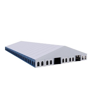 Cover Outdoor Aluminum Warehouse <b>Tent</b> <b>Large</b> Size European Gable Roof PVC Durable Water Sports Pool Use - Product Image 1