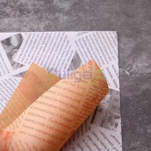 Papier d'emballage pour hamburger, papier de cuisson résistant à la graisse, papier de pulpe enduit, impression de logo personnalisée, qualité alimentaire - Product Image 6