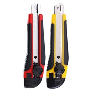 Chất lượng cao Carbon thép 18mm điện lưỡi tiện ích dao với cao su xử lý túi kích thước tùy chỉnh OEM hỗ trợ - Product Image 3