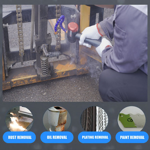 50W 100W 200W ftl ba lô cầm tay xung laser <span class=keywords><strong>Lazer</strong></span> Máy làm sạch cho rỉ sét sơn dầu loại bỏ di động Laser Cleaner - Product Image 3
