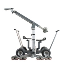 QFYS-équipement de cinéma et de télévision, chariot de caméra à quatre roues vidéo, chariot de caméra de piste à 8 roues