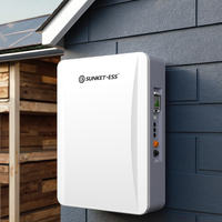 Stock UE 51.2V 200Ah 10kWh Batterie au lithium divisée IP65 Can Systèmes d'énergie solaire domestiques muraux Lifepo4 pour l'Ukraine