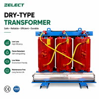 Transformateur sec monté pour éolienne solaire monophasé vers triphasé 34000 Volts 480V 1000kVA 2000kVA 25kVA