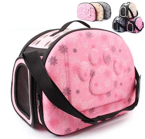 Bolsa de viaje plegable para mascotas, bolsa de gato EVA portátil de cara suave con ventanas de malla, diseño poroso, gran oferta - Product Image 2