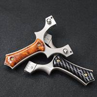 Slingshot de chasse professionnel Piaoyu, nouveau design, en alliage, avec bande plate en caoutchouc résistante, slingshot durable
