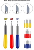 Cuchilla de Grado Industrial de 30/45/60 Grados para Plotter de Corte Roland, Personalizada OEM ODM para Rotulación Informática y Película Reflectante