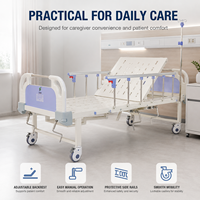 Lit médical multifonctionnel pour la maison, transformable en table à manger, lit médical réglable pour personnes âgées et patients alités