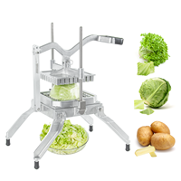 1/4 pouces Lame En Acier Inoxydable De Pommes De Terre Machine De Découpe Commerciale Manuel Légumes Oignon Trancheuse Chopper