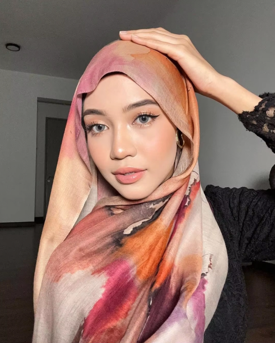 Trendy Marble Printed Modal Soft Hijab