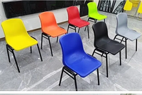 Chaises de bureau modernes en métal empilables avec tablette d'écriture pour salle de formation, idéales pour étudiants, bureaux, hôpitaux, écoles et salles de conférence