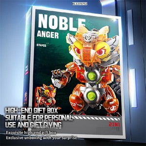 Cyberpunk, Set de Construcción de Motocicleta Transformable a Escala 1:8, Bloques de Construcción de Alta Dificultad, Modelo de Plástico Rosa con Caja de Almacenamiento - Product Image 3
