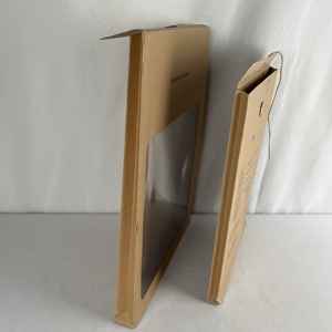 Custom Expandable Wallet <strong>Envelopes</strong> PVC Transparent Portrait <strong>Window</strong> Button <strong>String</strong> Closure <strong>Kraft</strong> Paper Packaging Bags Business - Product Image 3