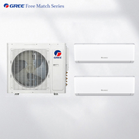 Climatiseur multi-zones Gree OEM 18000 BTU 2 CV 1,5 tonne, unité intérieure de climatisation intelligente de conception split