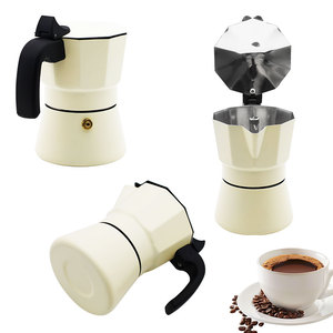 <span class=keywords><strong>Cafetière</strong></span> à expresso portable en métal moderne sur mesure <span class=keywords><strong>3</strong></span>/6 <span class=keywords><strong>tasses</strong></span> en acier inoxydable <span class=keywords><strong>Cafetière</strong></span> <span class=keywords><strong>italienne</strong></span> Moka pour la maison et le bureau - Product Image 5