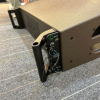 Sistema de Audio Line Array LA210 Dual de 10 Pulgadas, Altavoz Pasivo Profesional para Escenario, Altavoz Metálico con Audio de Alta Resolución