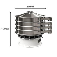 Hocheffizientes Rotierendes Vibrationssieb Industrielles Kreisförmiges Vibrationssieb für Pulver & Granulat Edelstahl-Siebmaschine