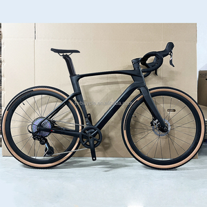 Bicicleta de Carbono Gravel V3 de 13 Velocidades, 700c, Frenos de Disco Hidráulicos, Cuadro Completo, para Aventura y Carretera (25 años) (rs-13s, Frenos de Disco, Ruedas) - Product Image 1