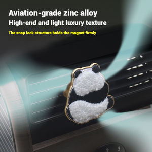 Diffuseur d'air frais pour voiture, broderie animale personnalisée de haute qualité, sans électricité, élimine les odeurs, à clipser sur la grille d'aération - Product Image 3