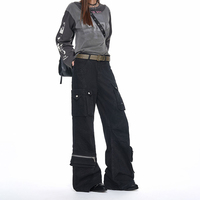 Pantalon cargo décontracté multi-poches haut de gamme de style urbain américain et européen, tendance américaine, pour hommes et femmes