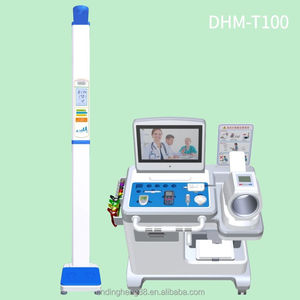 <span class=keywords><strong>Machine</strong></span> de contrôle de santé en libre-service DHM-T100 avec écran tactile LCD de 15 pouces et construction en plaque d'acier (OEM disponible) - Product Image 1