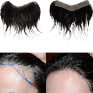 Peluca <span class=keywords><strong>de</strong></span> cabello con parte superior delantera para <span class=keywords><strong>mujer</strong></span>, peluquín <span class=keywords><strong>de</strong></span> cabello humano Remy, línea <span class=keywords><strong>de</strong></span> cabello <span class=keywords><strong>de</strong></span> aspecto natural, perfecto para uso diario - Product Image 1