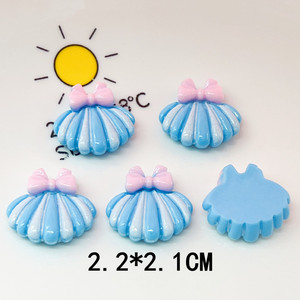 Lucente Ocean Series Charms polpo conchiglia sirena principessa delfino pinza per capelli pinza accessori in resina - Product Image 5