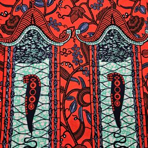 Tela Africana Batik de Cera 100% Algodón Fusible con Combinaciones de Colores Únicas para Confección de Prendas, Servicio OEM, Material para Camisas y Bolsos, Niñas y Niños - Product Image 5