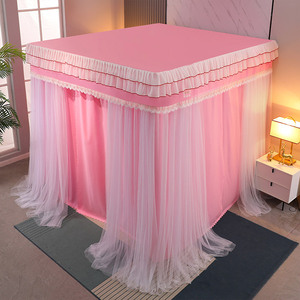 Mùa hè mới phòng ngủ nhà giường đơn giường đôi hoạt hình dễ thương Khung chống muỗi lưới chống muỗi - Product Image 4