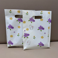 Sacs personnalisés en gros avec logo, sacs de shopping en plastique imperméables en tissu, sacs de shopping en plastique découpés avec poignée