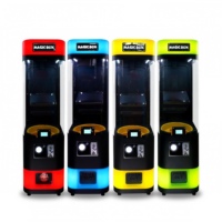 Lucky Drops Distributeur de jouets en capsules de 100 mm, machine à monnayeur, machine à récompenses pour enfants et centres commerciaux