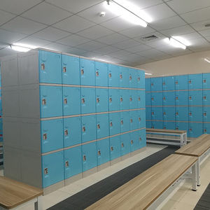 Casillero de almacenamiento de plástico impermeable gimnasio piscinas Abs casillero armario personal trabajador gabinete con cerradura de llave electrónica - Product Image 4