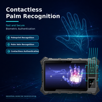 Tablette Android robuste IP65 8 pouces 8000 mAh NFC 4G GPS BT5.0 avec reconnaissance de veine palmaire, empreinte digitale, reconnaissance faciale, APK personnalisé, accès OEM ODM