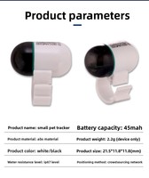 Traceur GPS pour pigeon colombinage, anneau en plastique avec puce, localisation en temps réel, Bluetooth/WiFi 4G Android, étanche IP67