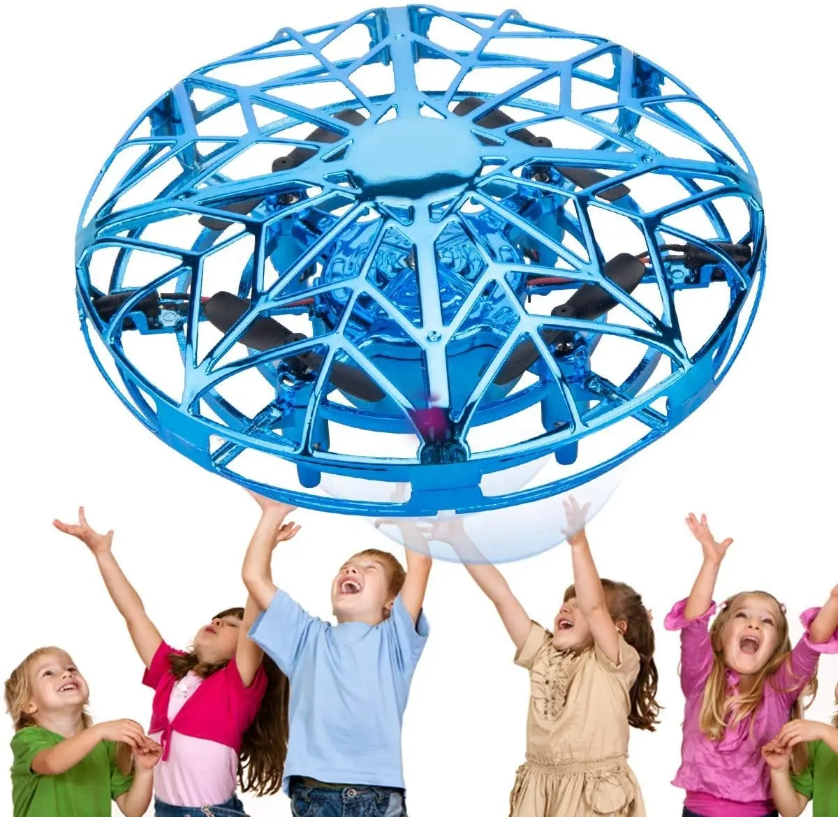 Flying Ball ของเล่น360หมุนเฮลิคอปเตอร์360หมุนเฮลิคอปเตอร์ Levitation Flying Ball Mini UFO Drones สำหรับเด็ก