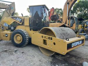 รถบดถนนแบบสั่นสะเทือน Caterpillar CS54 CS56 CS-683E มือสองสำหรับขาย พร้อมเครื่องยนต์ ปั๊ม และชิ้นส่วนหลัก - Product Image 3