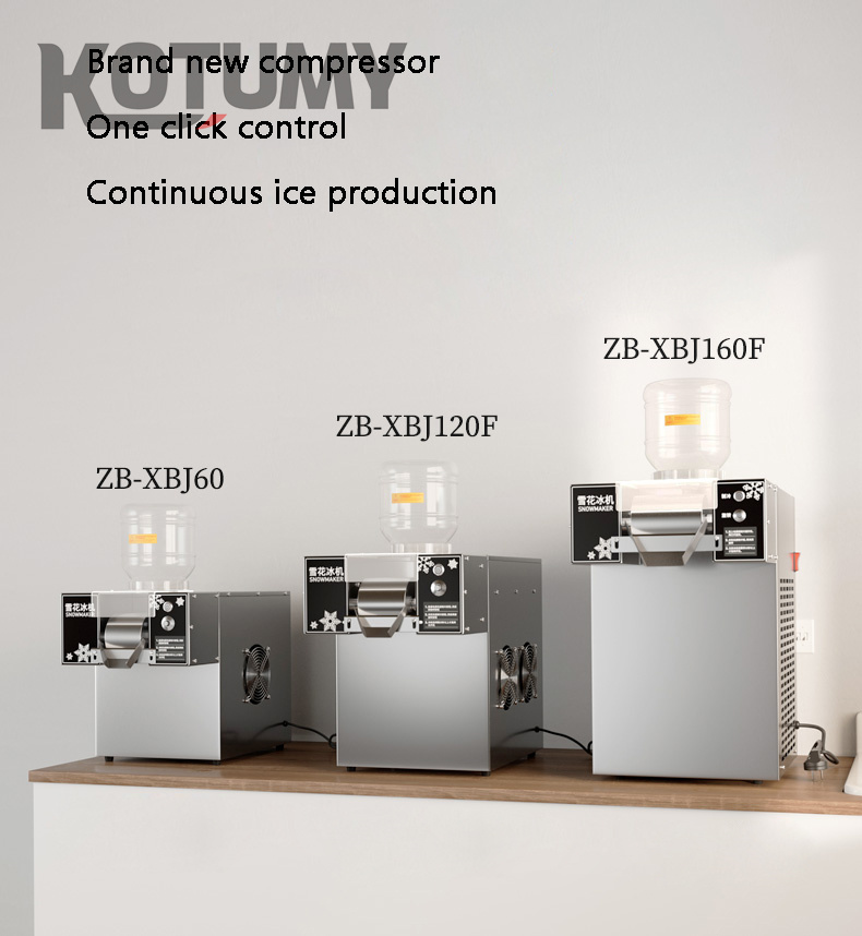 Zb-xbj60 360w Commercial Snow Ice Maker & Crusher - 60kg/daily